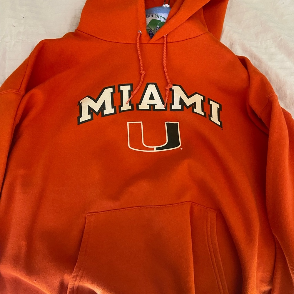 Champion Miami hurricanes XL hoodie